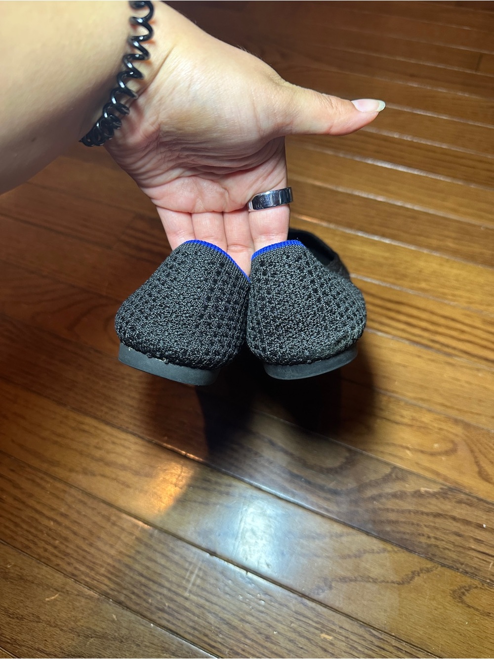 Rothy's The Point Black Honeycomb Flats - W10 - Picture 5 of 7